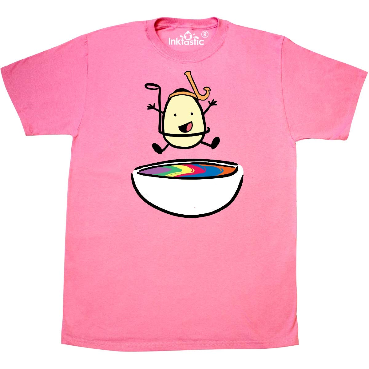 Easter Egg Jumping Into The Dye with Snorkel Graphic T-Shirt - Funny Easter Holiday Novelty Tee for Men & Women - Perfect for Easter Parties, Egg Hunts & Spring Celebrations