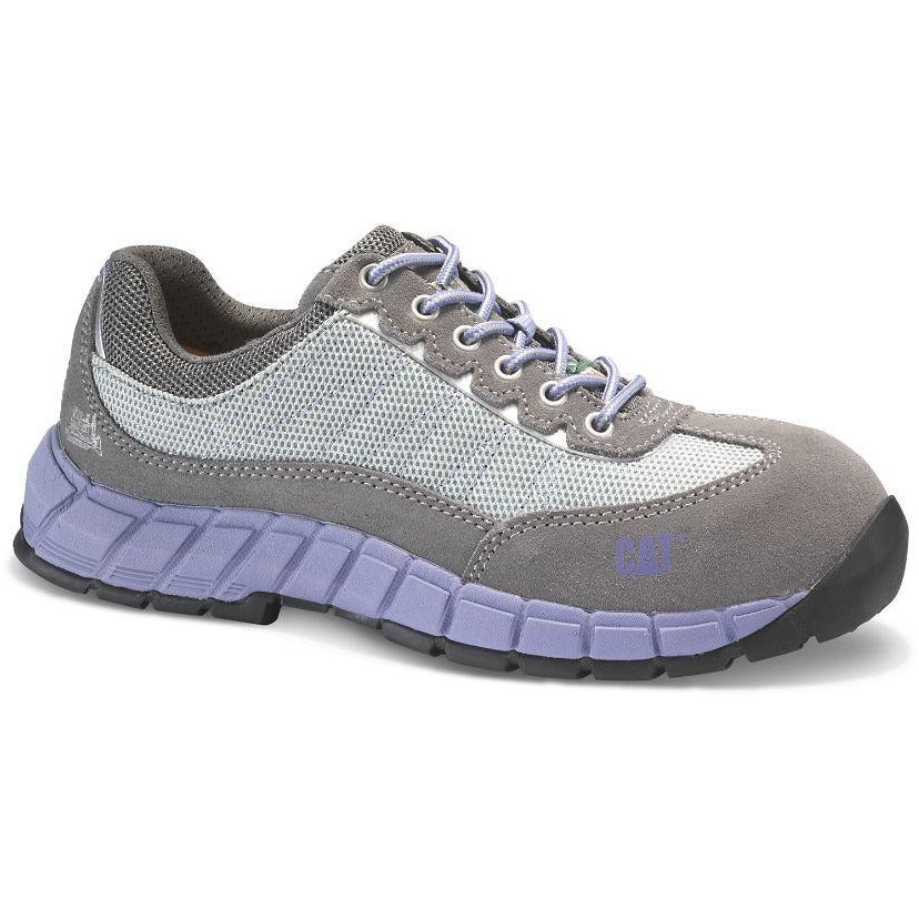 CAT Exact Women's CSA Certified Safety Work Shoes - Steel Toe, Slip Resistant for Construction, Warehouse & Industrial Use - Model P309276