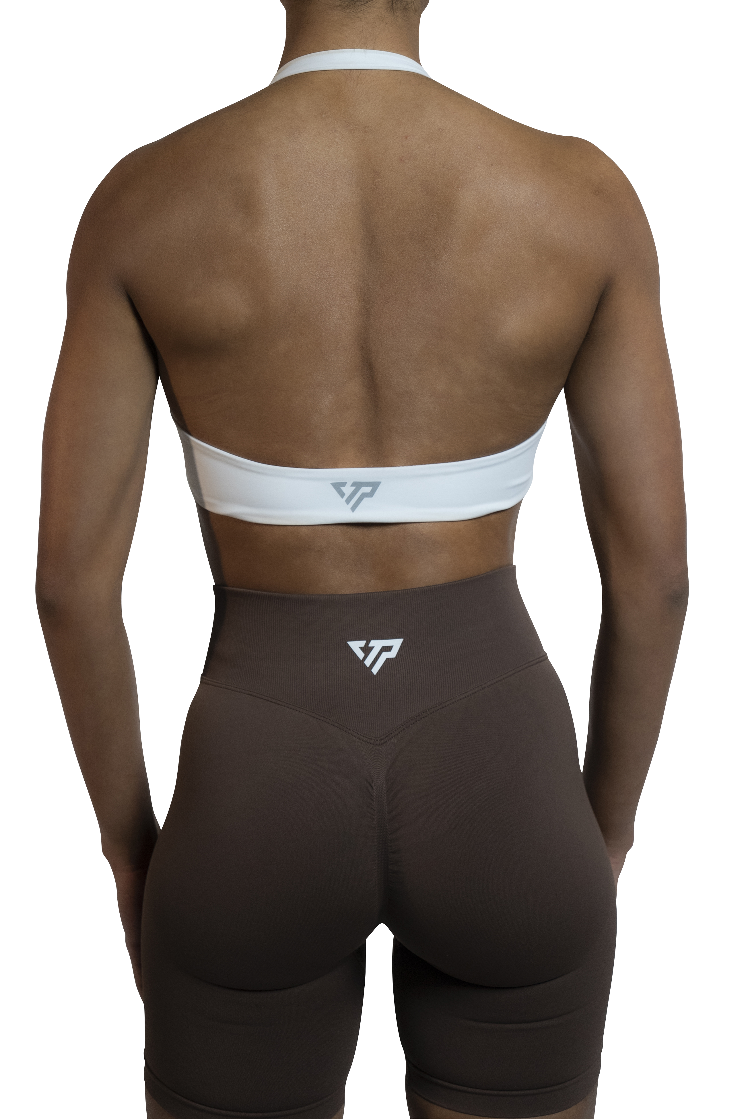 ELEVATE CROP WHITE - Women's Fashion Basic White T-Shirt for Casual Wear, Workout & Everyday Outfits