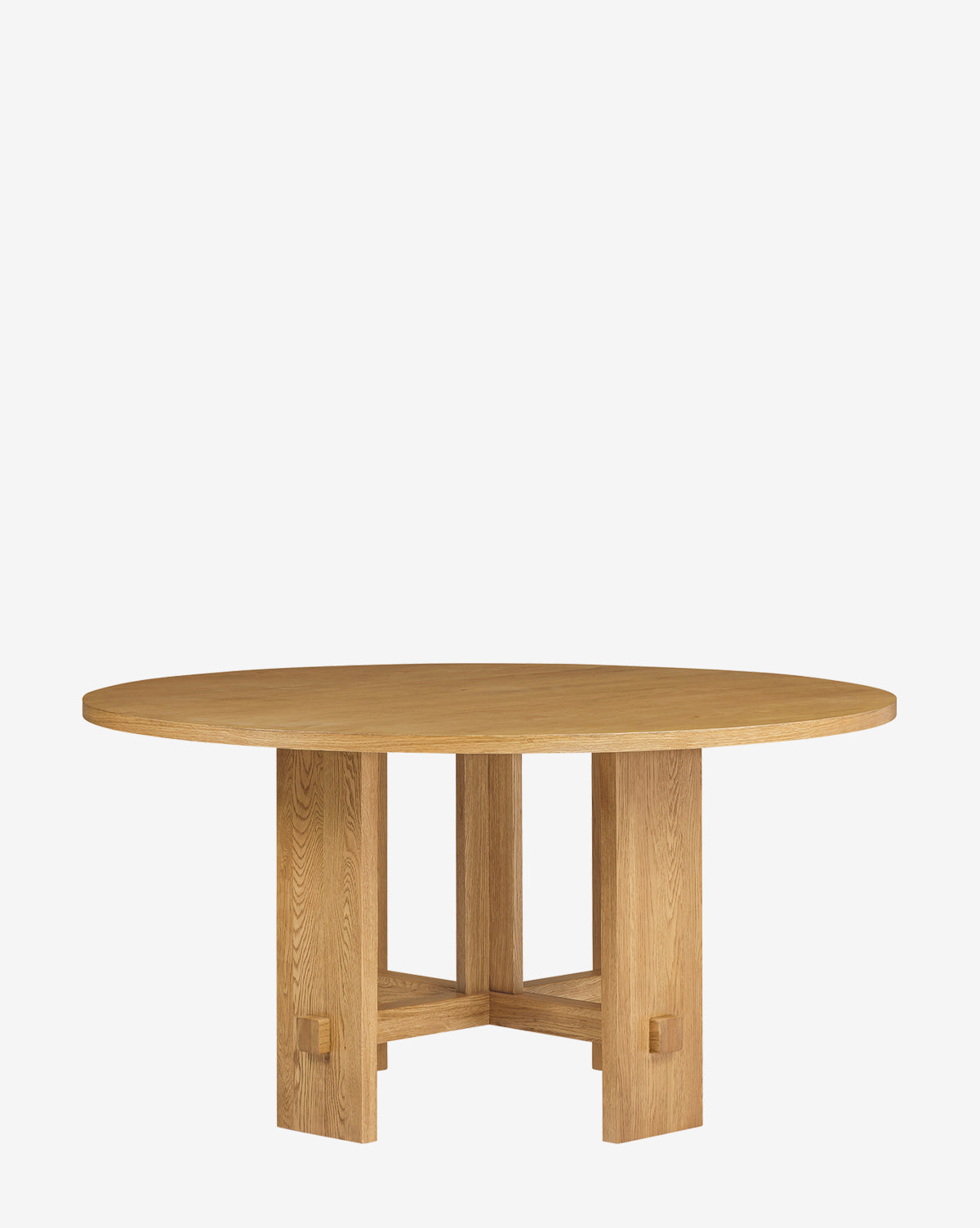 Modern Newbold Dining Table - Solid Wood Kitchen Table for 6 - Stylish Farmhouse Dining Room Furniture for Family Gatherings & Dinner Parties