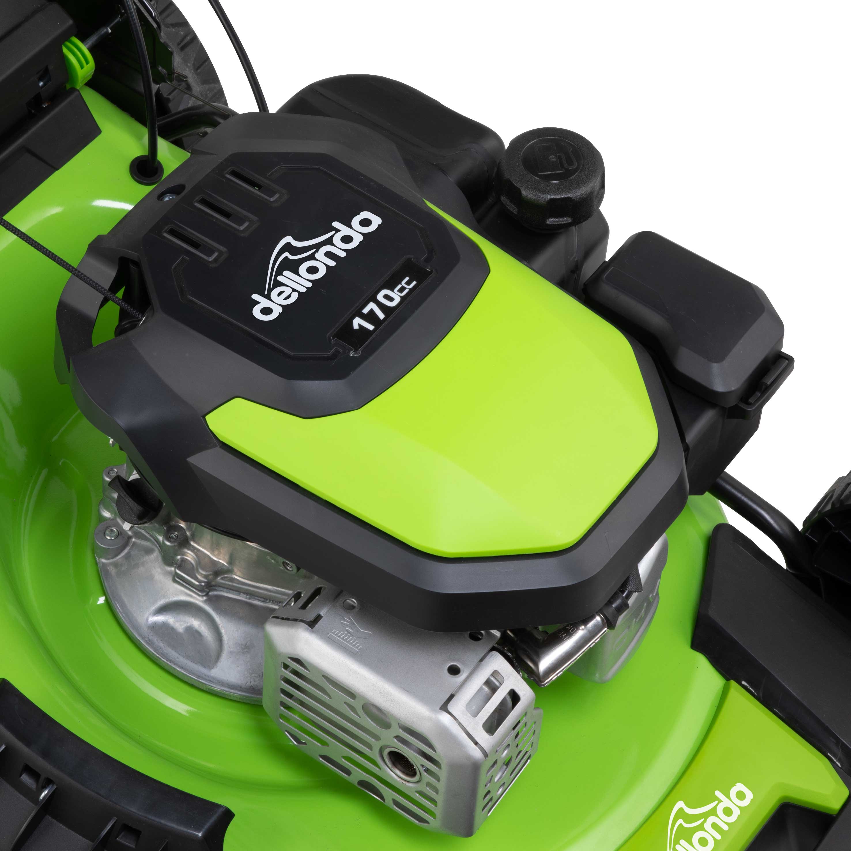 170cc 20-Inch Self-Propelled Gas Lawn Mower - 4-Stroke DG102 for Medium to Large Yards | Perfect for Residential Lawn Care & Landscaping