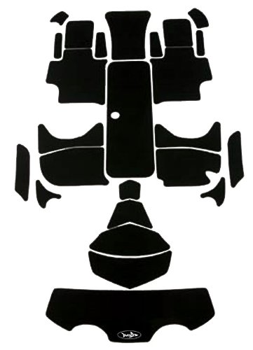 BlackTip Jetsports Complete Traction Mats for Sea-Doo Jet Boat 2000-2003 Speedster & 2004 Speedster 1600 240 ER - Non-Slip Deck Surface Upgrade (Black Marble) | Perfect for Water Sports, Boating Safety and Enhanced Grip