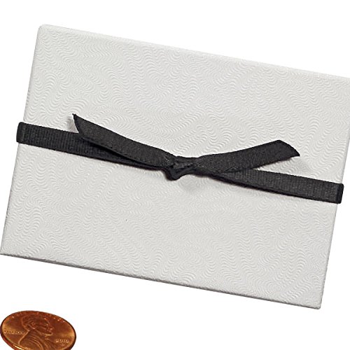 Black Satin Bow Stretch Loops 3/16