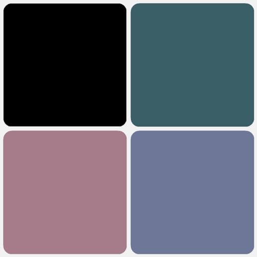 Black/Pink/Blue/Teal