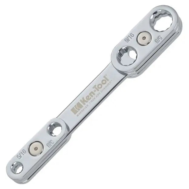 Ken Tool 8-in-1 SAE/Metric Combination Wrench Set (6-Pack) - Perfect for Automotive Repairs, DIY Projects & Emergency Tool Kits
