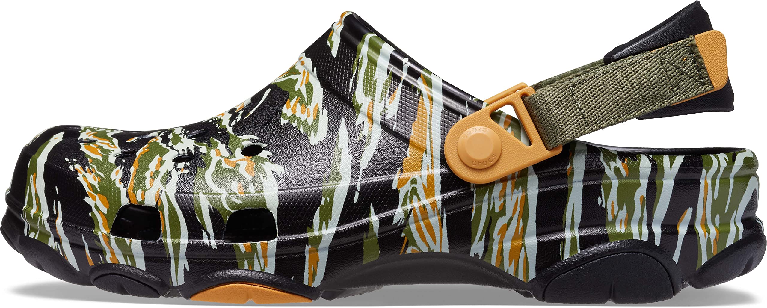Crocs Unisex-Child All-Terrain Camo Clog - Comfortable Kids Water Shoes for Outdoor Play, Beach & Pool Activities
