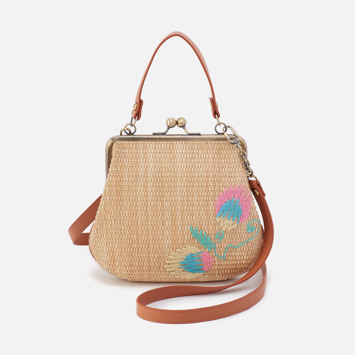 Alba Crossbody Woven Straw Bag - Natural Straw Handbag for Women | Perfect for Beach, Summer & Casual Outings