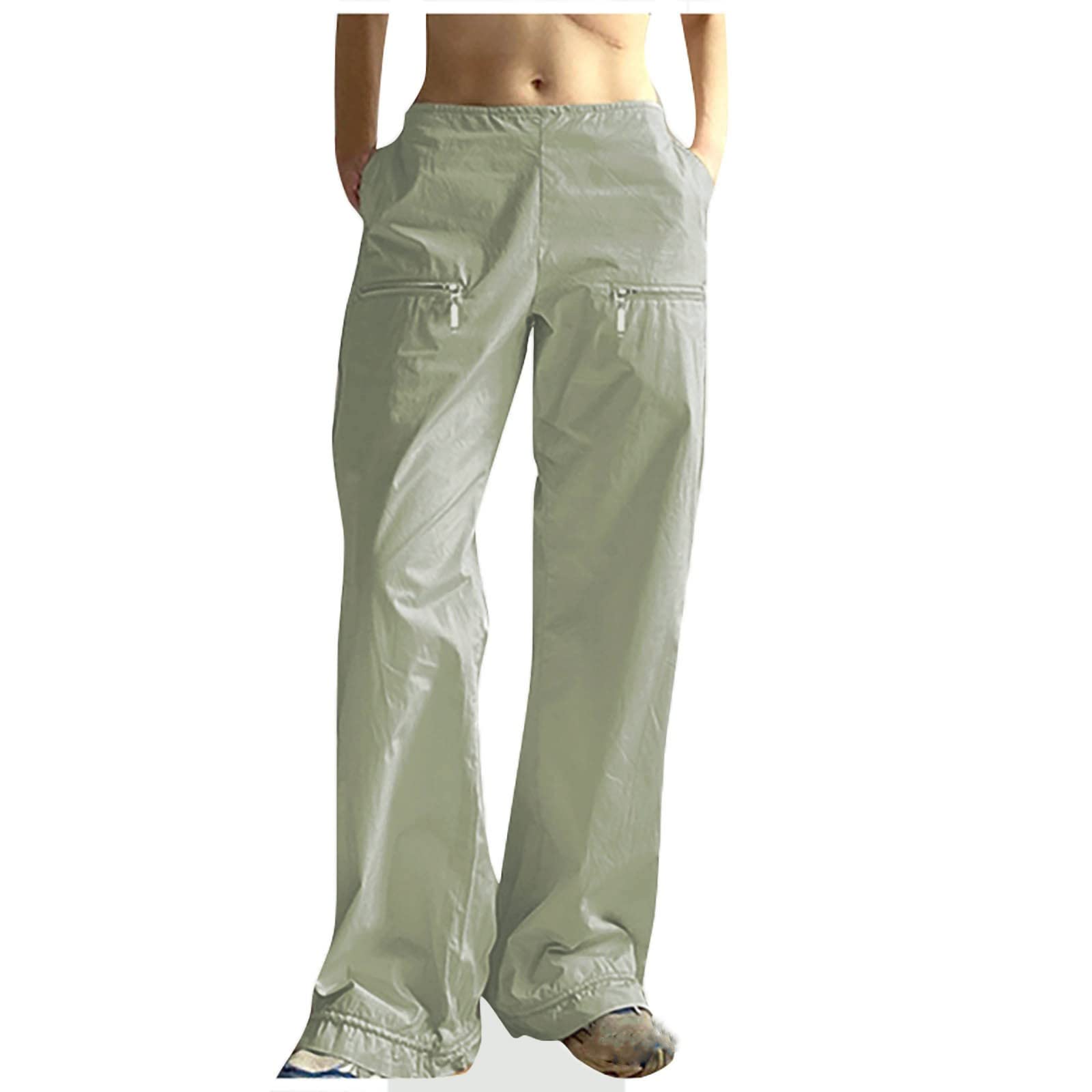 Women's Vintage Lounge Pants - Comfortable Solid Color Casual Trousers | Baggy Fashion Pants for Home, Yoga & Relaxation