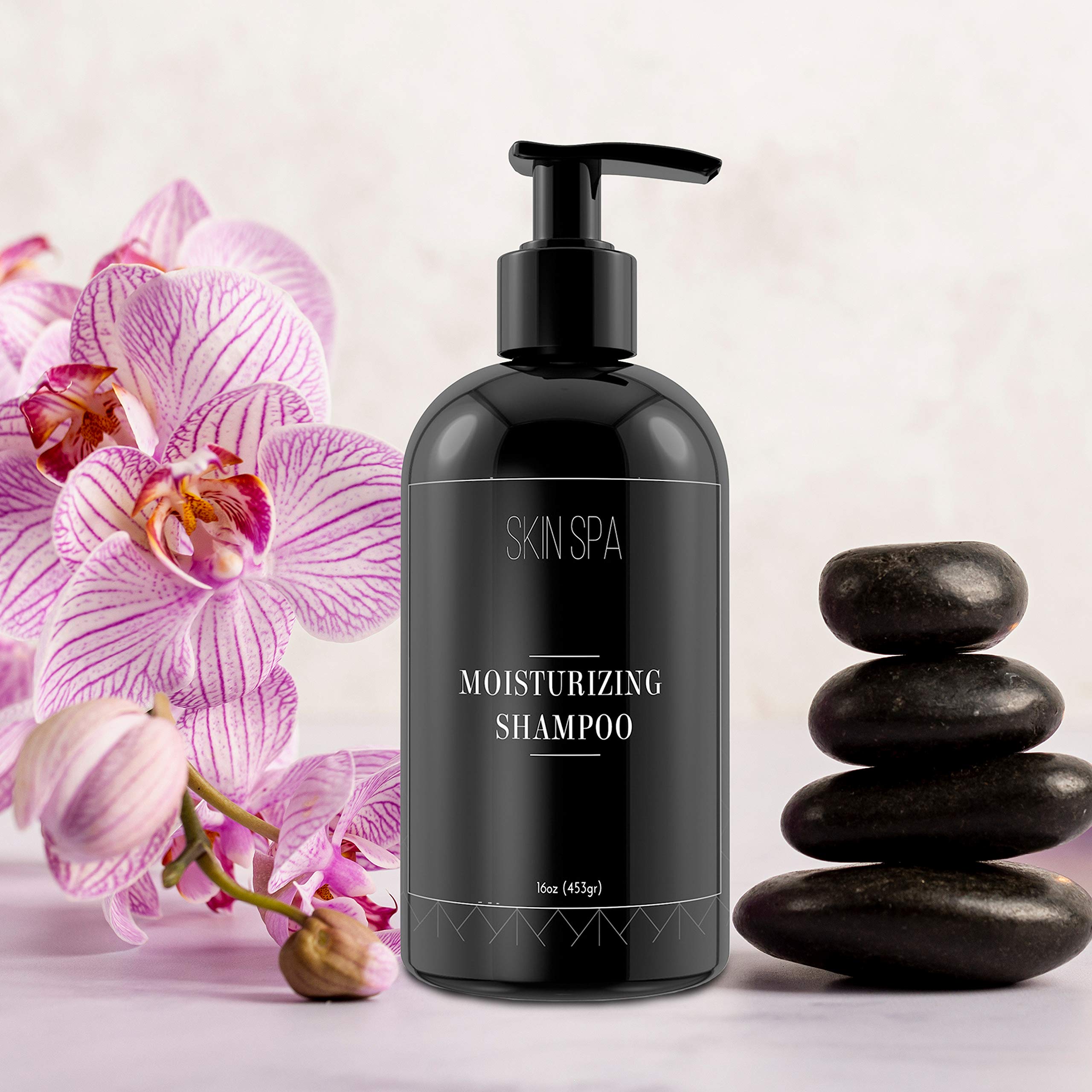 Moisturizing Shampoo for Dry Hair - 16oz (453g) Hydrating & Nourishing Formula - Sulfate-Free & Paraben-Free - For Daily Use at Home or Salon