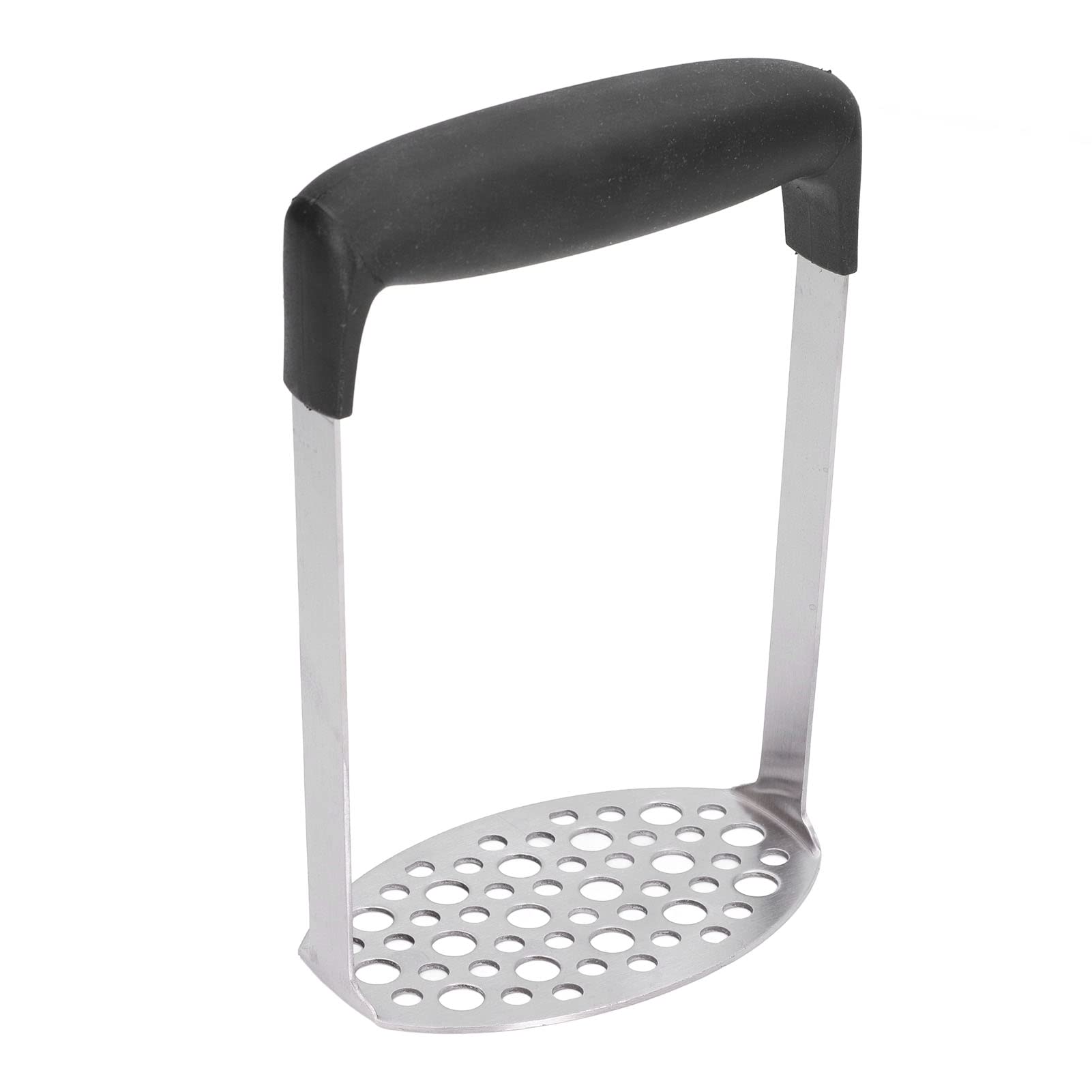 Stainless Steel Potato Masher - Heavy Duty Manual Kitchen Tool for Mashing Potatoes, Sweet Potatoes & Vegetables - Perfect for Mashed Potatoes, Baby Food & Baking (Large Size, Durable & Ergonomic)