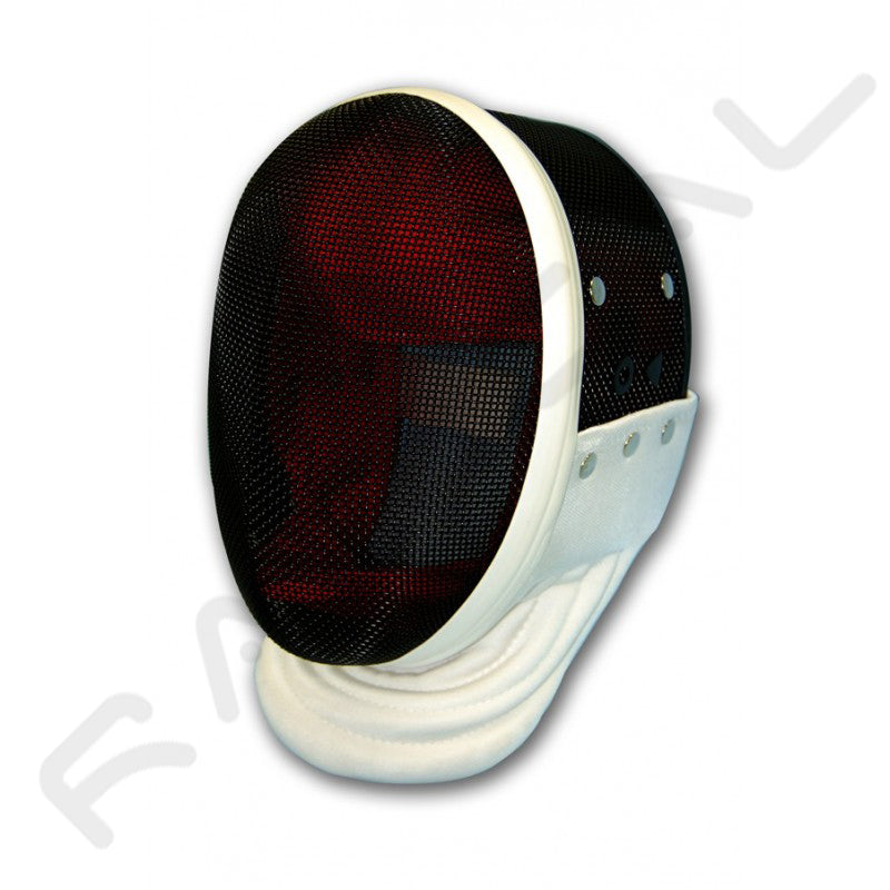 FIE Approved RF Prieur Stainless Steel 1600N Epee Fencing Mask - Insulated & Durable for Competitive Fencing & Training