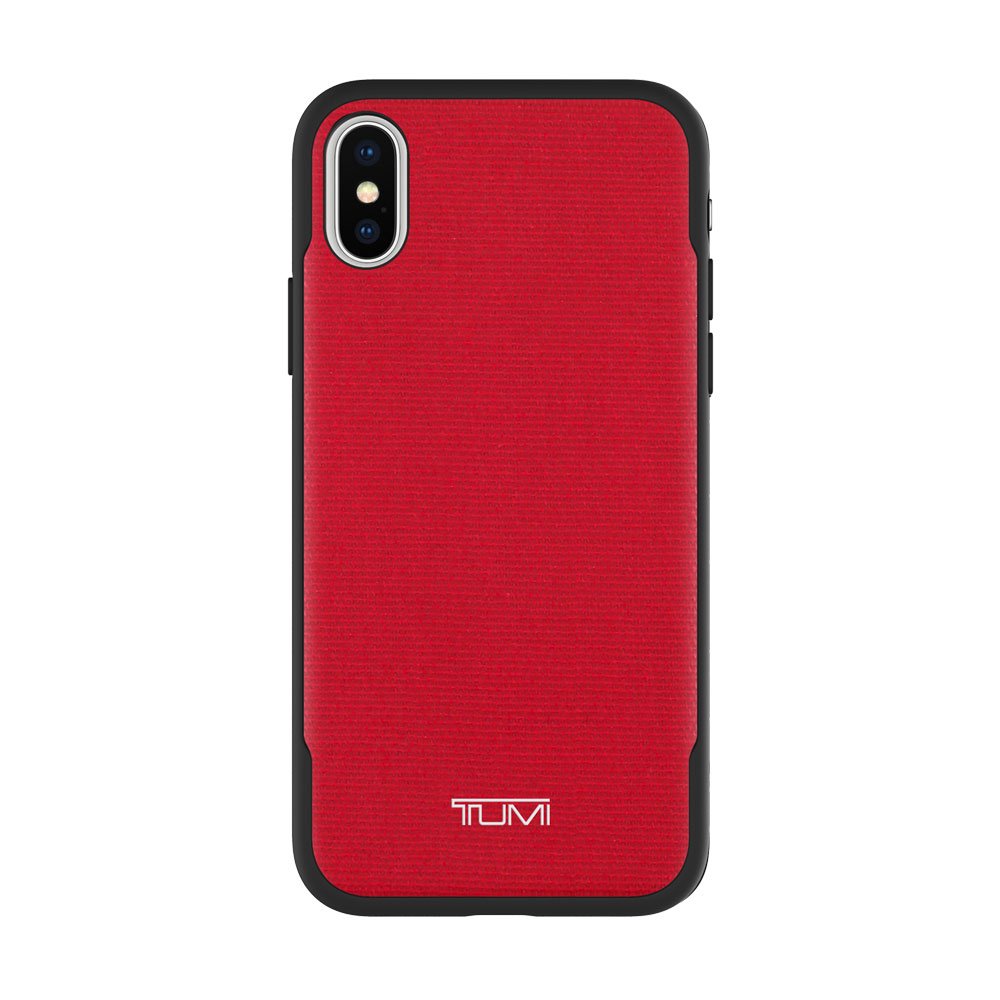 TUMI Co-Mold Protective Case for iPhone X - Durable Shockproof Cover with Premium Grip (Red) - Perfect for Travel, Work & Everyday Use