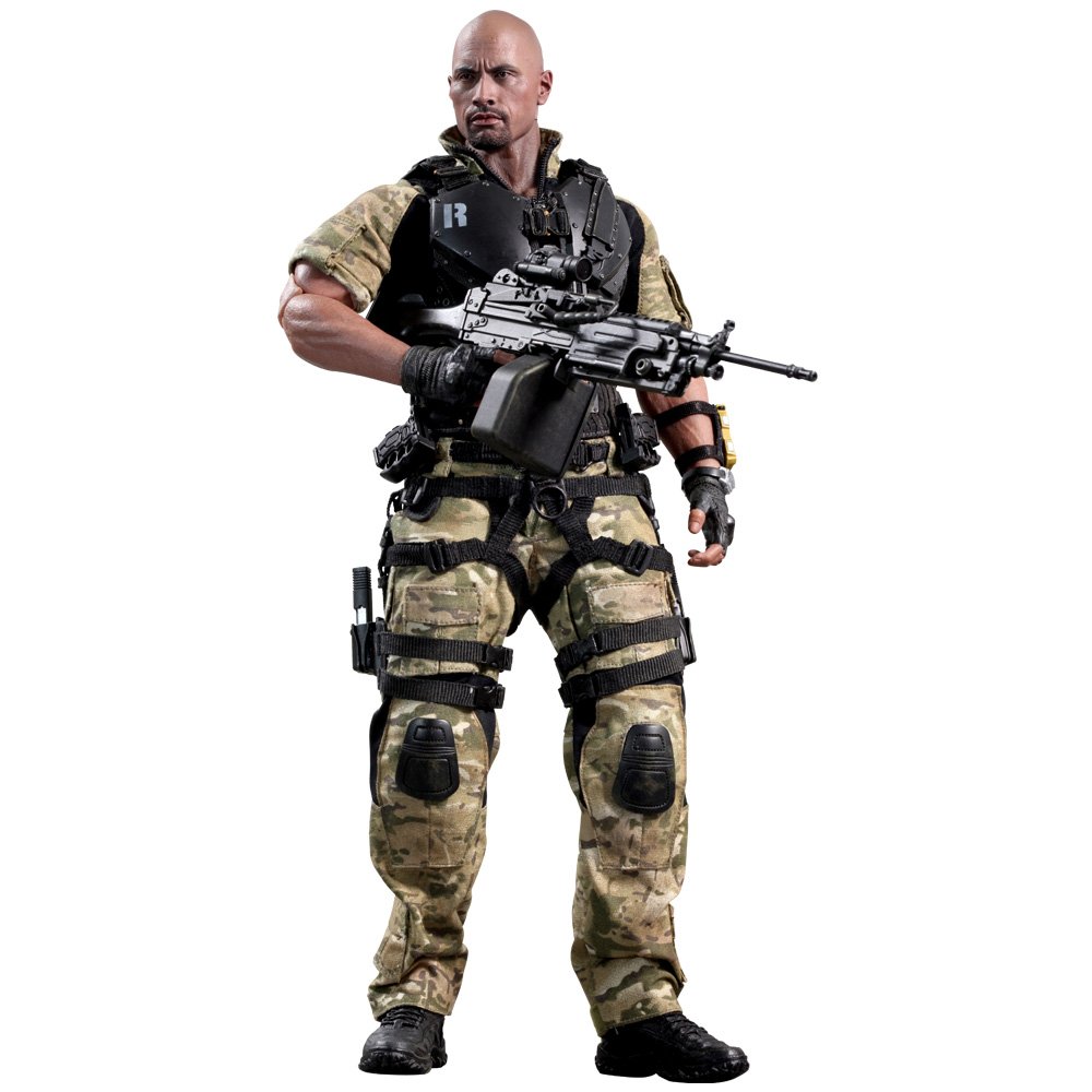 Hot Toys GI Joe Retaliation 1/6 Scale Collectible Action Figure - Roadblock Character | Detailed Military Soldier Model for Display & Gift Giving | Perfect for Collectors & Movie Fans