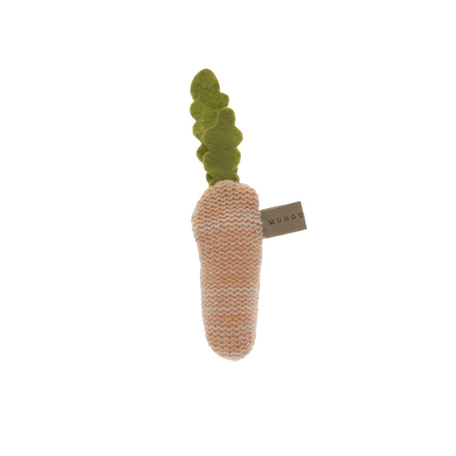 Handmade Knitted Carrot Cat Toy - Soft & Durable Natural Fiber Kitten Chew Toy for Playtime & Training - Perfect for Indoor Cats, Kittens & Playful Pets (Orange)