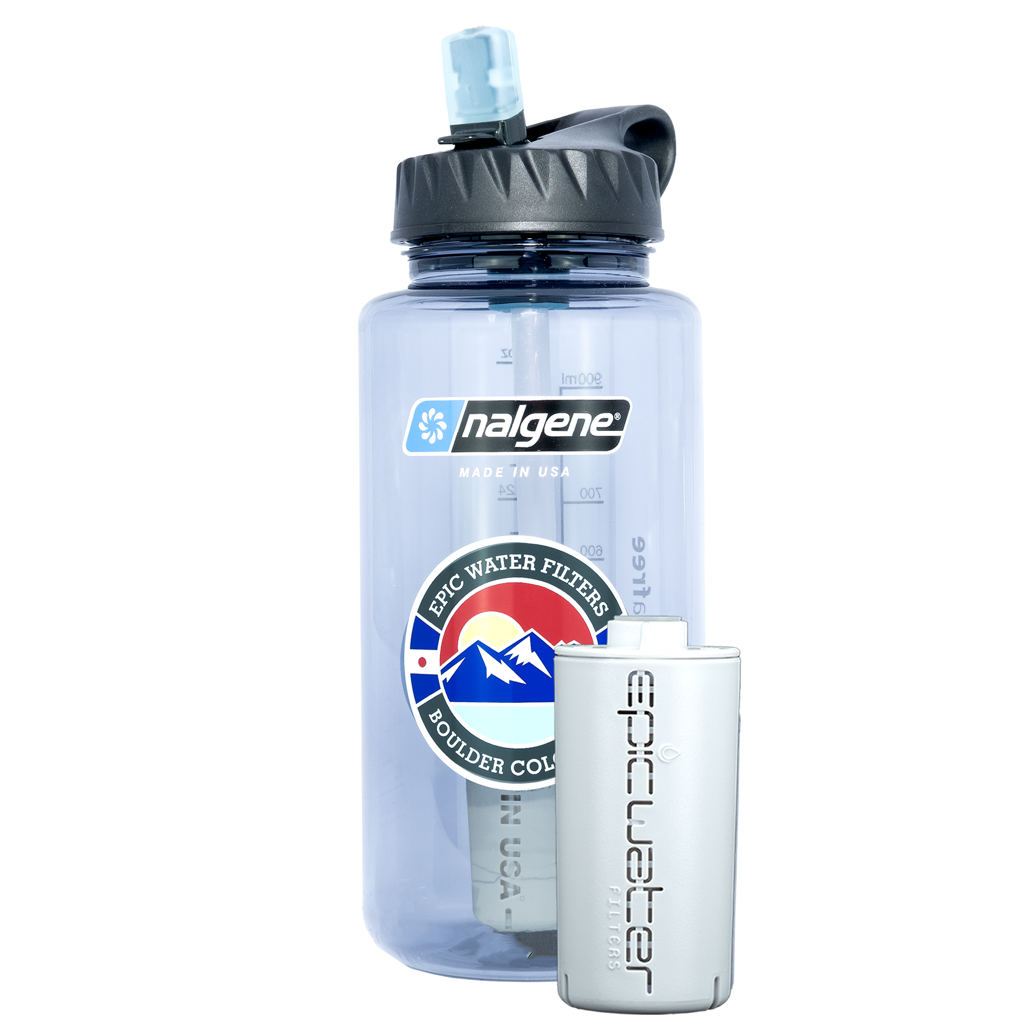 Nalgene OG 32 oz Wide Mouth Water Bottle - BPA Free, Leak Proof, Durable for Outdoor, Hiking, Gym & Travel