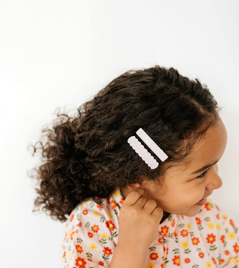 Wunderkin Cloud Scallop Hair Clip - Elegant Non-Slip Hair Claw for Women & Girls | Perfect for Weddings, Parties & Everyday Styling