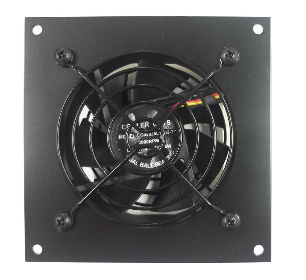 Coolerguys Single 80mm PC Cooling Fan Kit with Programmable Thermal Controller - Perfect for Computer Case, Gaming Rig & Electronics Cooling