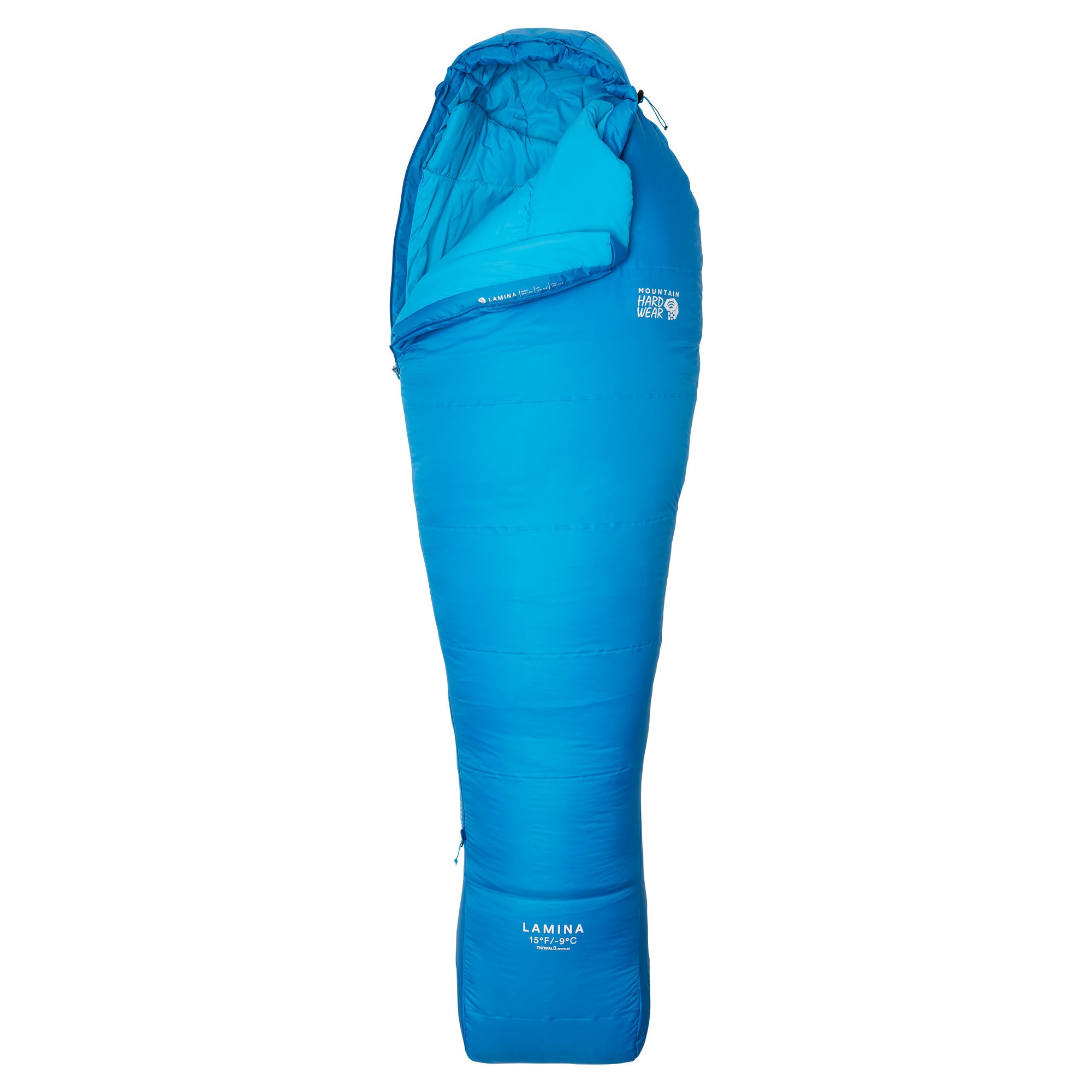 Mountain Hardwear Lamina 15 Degree Synthetic Sleeping Bag - Lightweight & Water-Resistant for Camping, Hiking & Backpacking - Closeout Sale