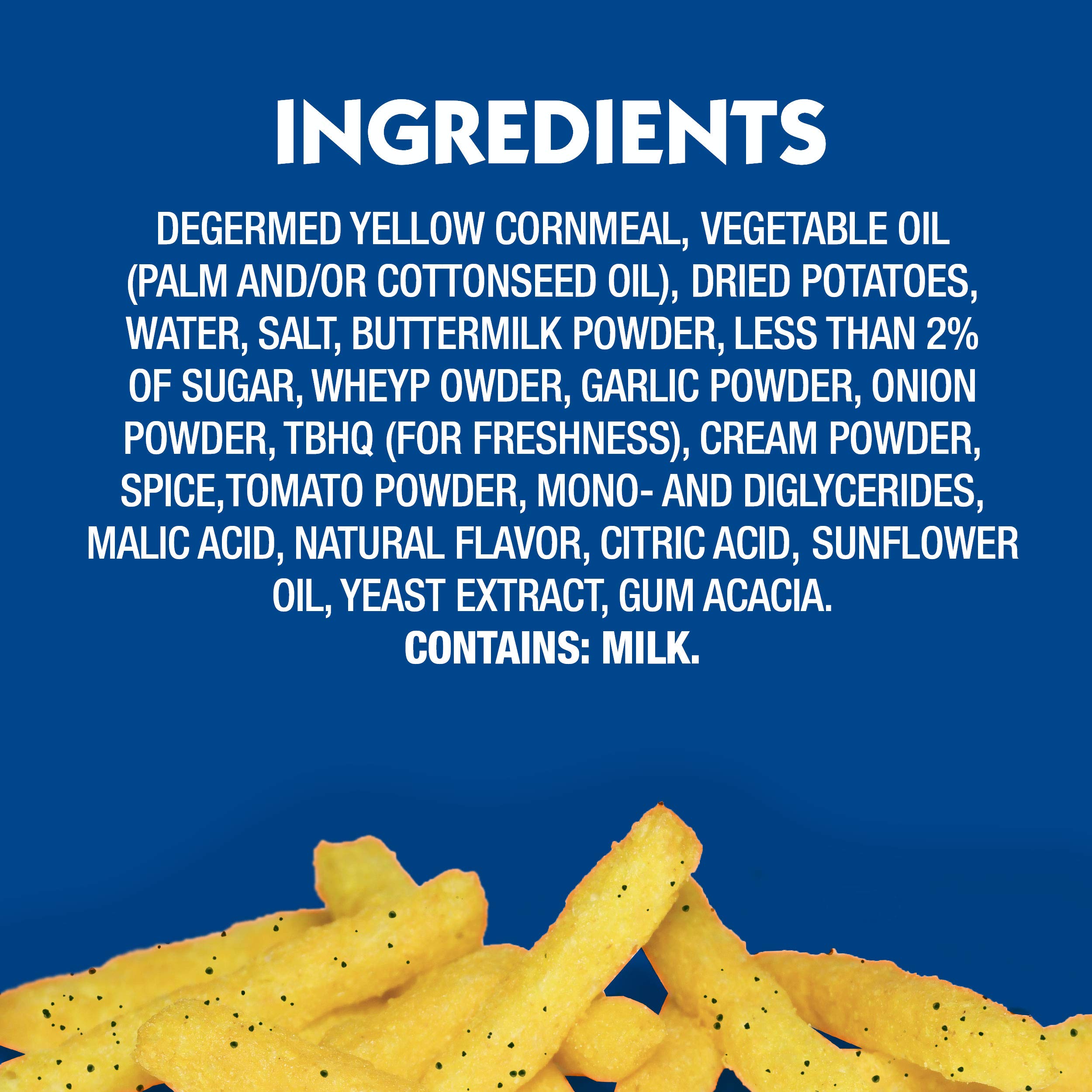 Andy Capp's Ranch Fries Snacks - Crunchy Potato Chips in Zesty Ranch Flavor, 3 oz Bag - Perfect for Parties, Movie Nights & On-the-Go Snacking