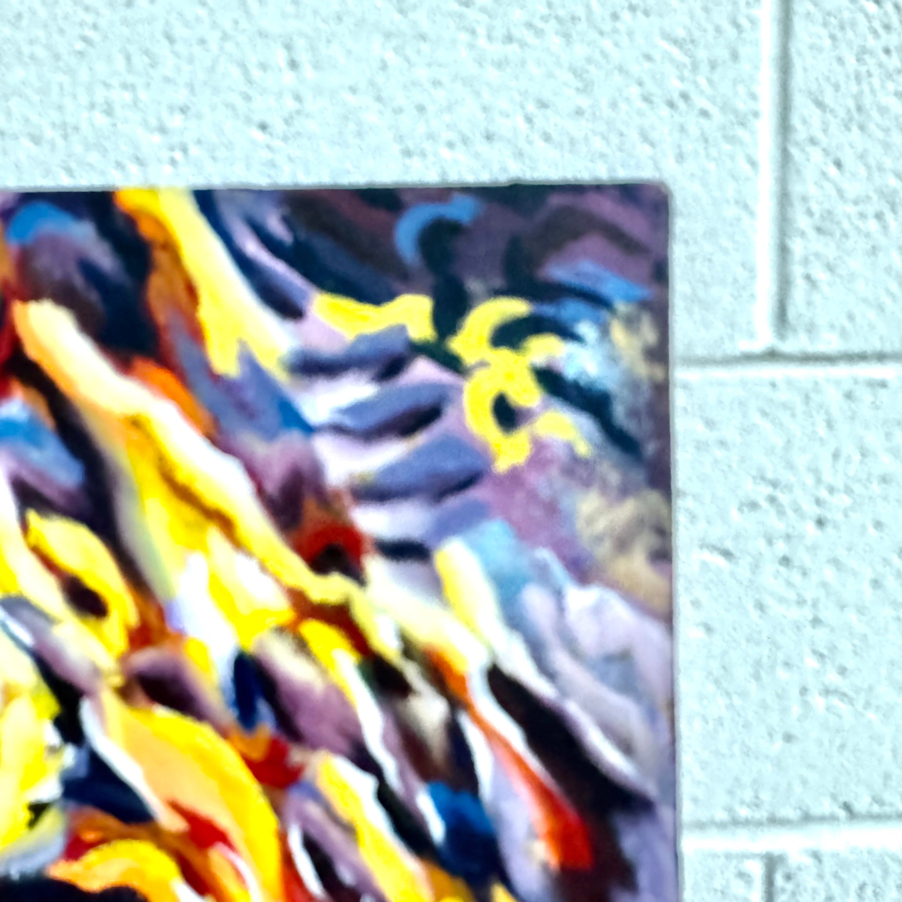 Abstract Original Painting Unframed - Modern Wall Art for Living Room, Bedroom & Office Decor