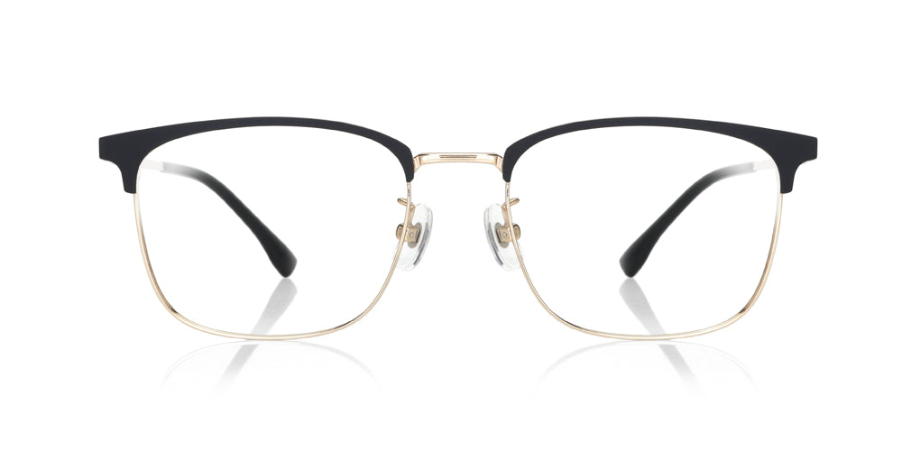 JINS Switch Classic 196 - Stylish Blue Light Blocking Glasses for Men & Women | Anti-Eye Strain Computer Glasses for Gaming, Office Work & Digital Screen Use