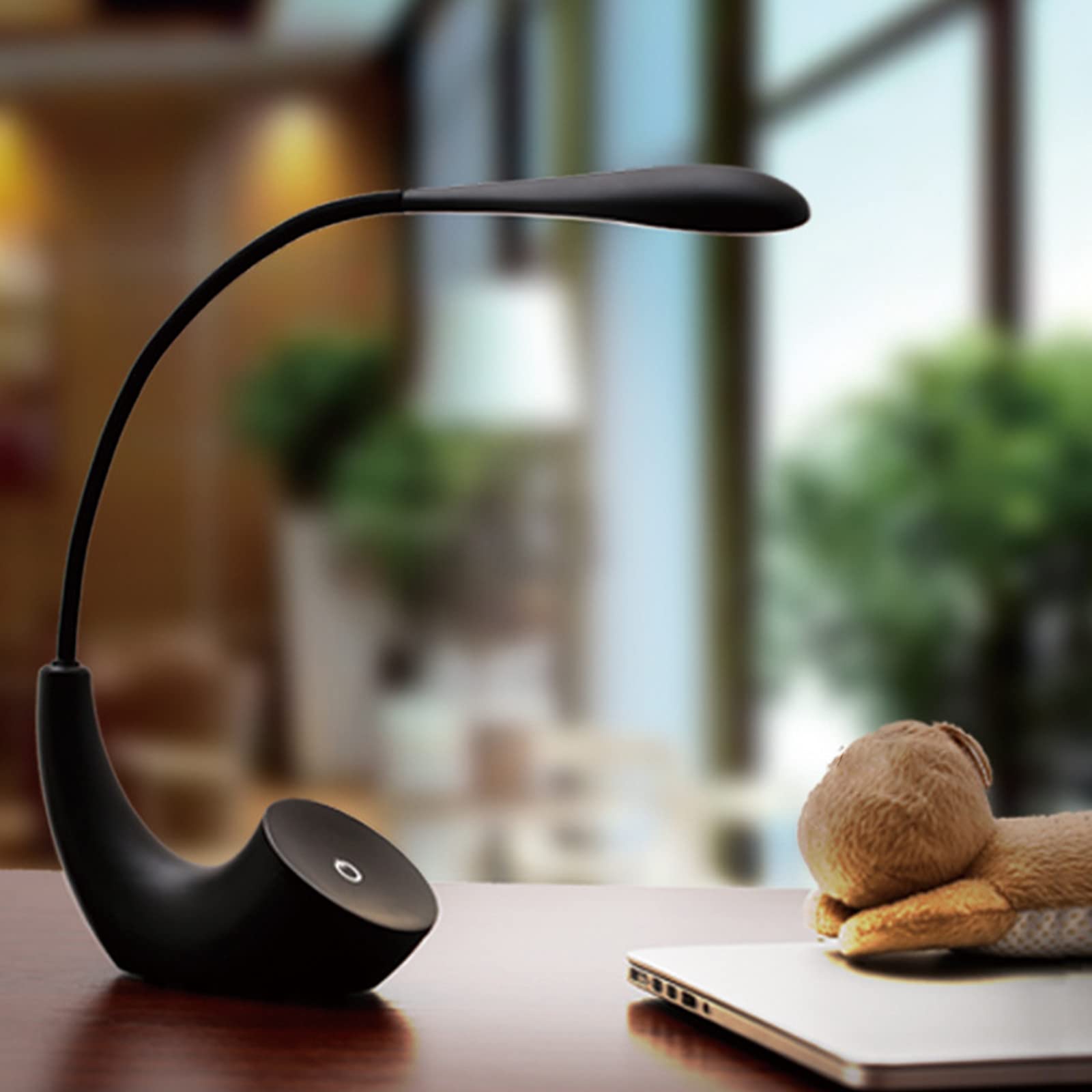 Portable LED Desk Lamp with Adjustable Gooseneck - Rechargeable Foldable Reading Light for Home Office, Study, Bedroom & Kids | Perfect for Computer Work, Night Reading & Homework