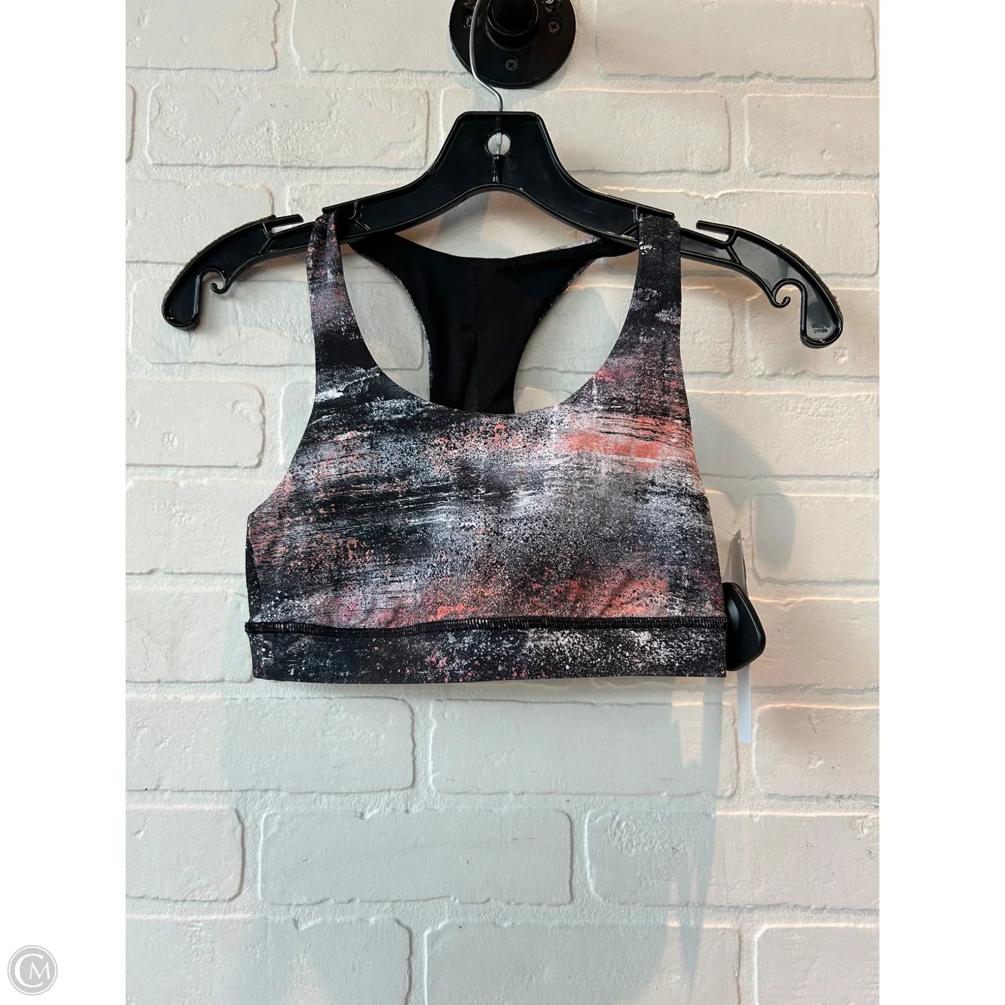 Lululemon Women's Athletic Sports Bra - Black & Grey, Size S - Perfect for Yoga, Running & Gym Workouts