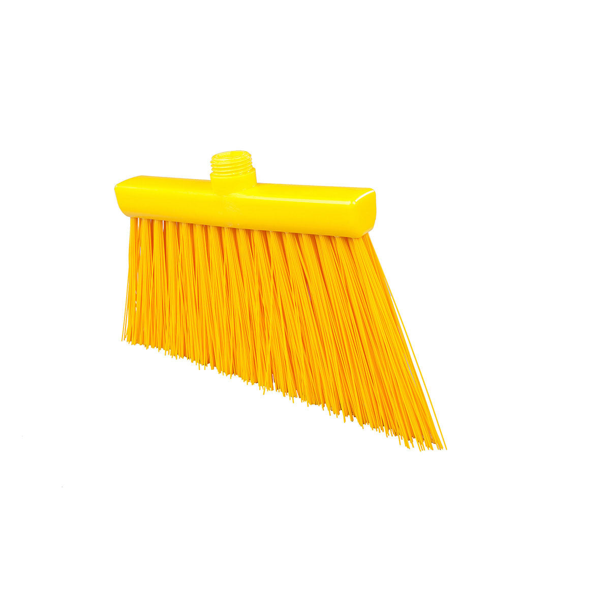 FBK 12 Upright Angled Sweeper Broom - Heavy Duty Indoor/Outdoor Cleaning Tool for Floors, Sidewalks & Garages (1 Pack)