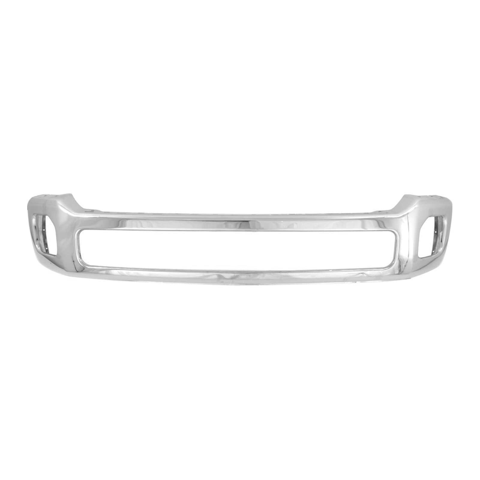 MBI AUTO Chrome Steel Front Bumper Face Bar for 2011-2016 Ford F-250 F-350 Super Duty (Without Flares) - FO1002416 | Heavy-Duty Truck Protection & Off-Road Upgrade