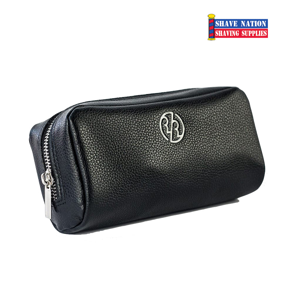 Rockwell Genuine Leather Dopp Kit - Premium Travel Toiletry Bag for Men & Women - Perfect for Gym, Business Trips & Weekend Getaways