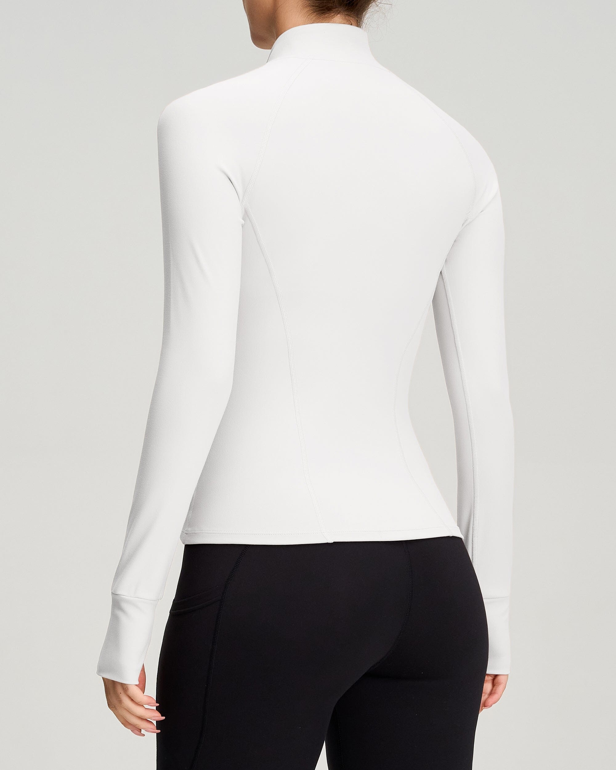 Women's Cropped Full Zip Jacket with Pockets - Lightweight Casual Outerwear for Spring & Fall | Perfect for Streetwear, Layering & Everyday Fashion