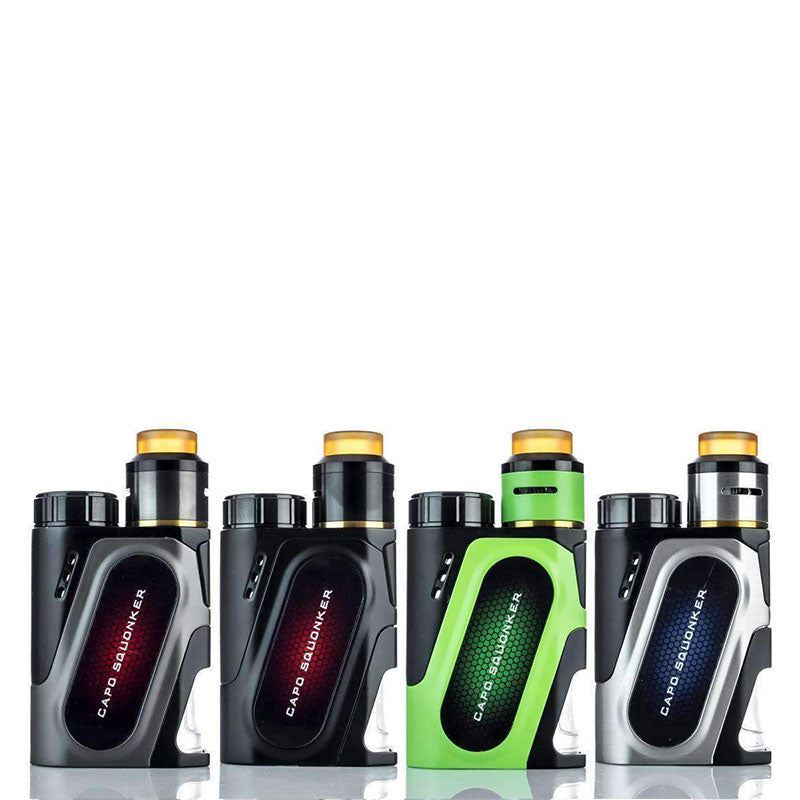 IJOY CAPO SRDA 100W Squonk Kit - Rebuildable Dripper Mod for Vaping Enthusiasts | Perfect for Cloud Chasing & Flavorful E-Liquid Experience