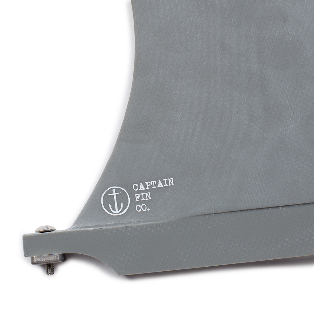 Captain Fin Alex Knost Sunshine Grey 10” Surfboard Fin for Longboard Surfing - High-Performance Surf Fin for Smooth Rides and Classic Style