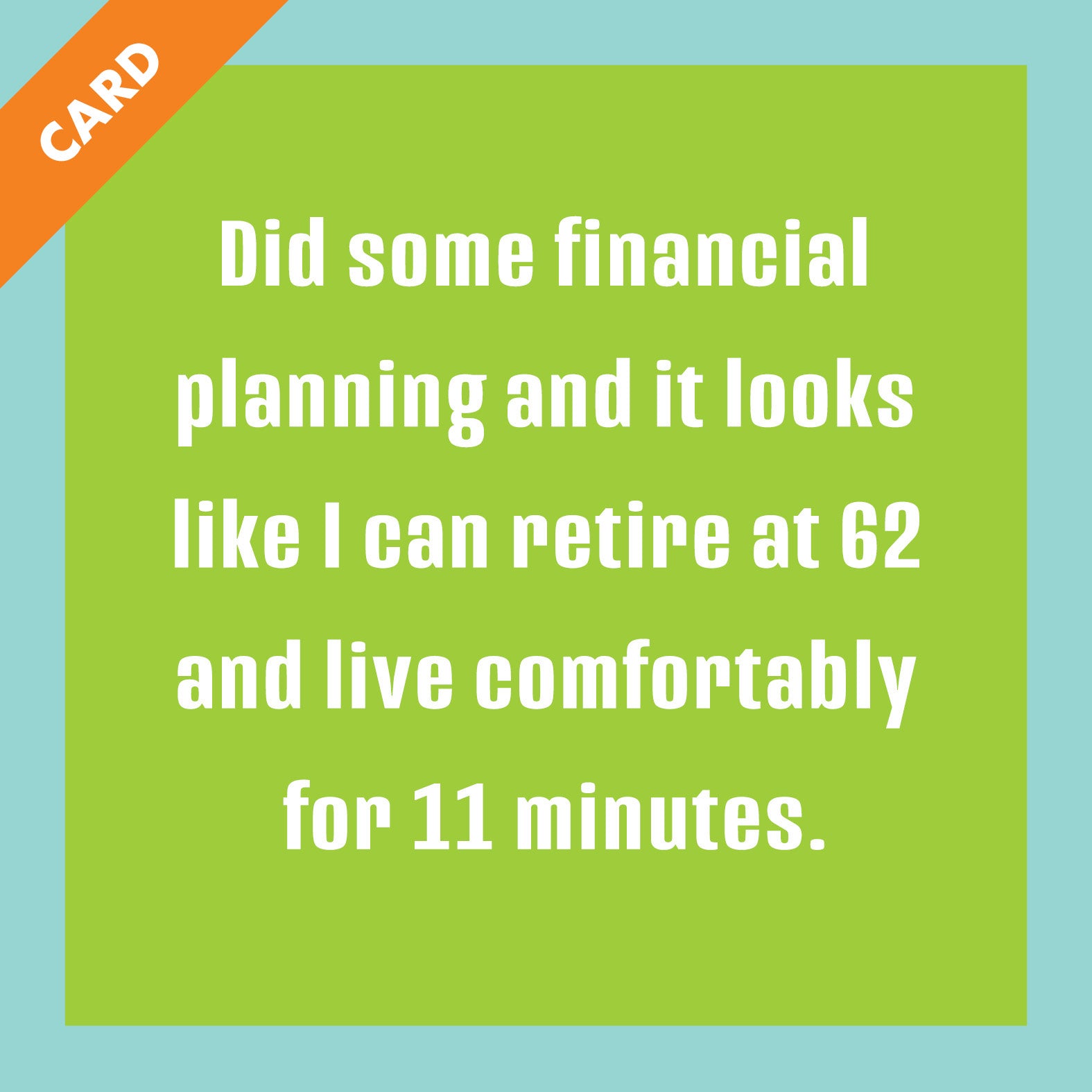 Financial Planning Card - Budget Organizer & Money Management Tool for Personal Finance | Perfect for Home, Office, and Travel Use