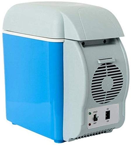 7.5L Portable Mini Fridge for Car - 12V Electric Travel Cooler & Warmer with Car Charger | Compact Refrigerator for Camping, Road Trips & Outdoor Adventures
