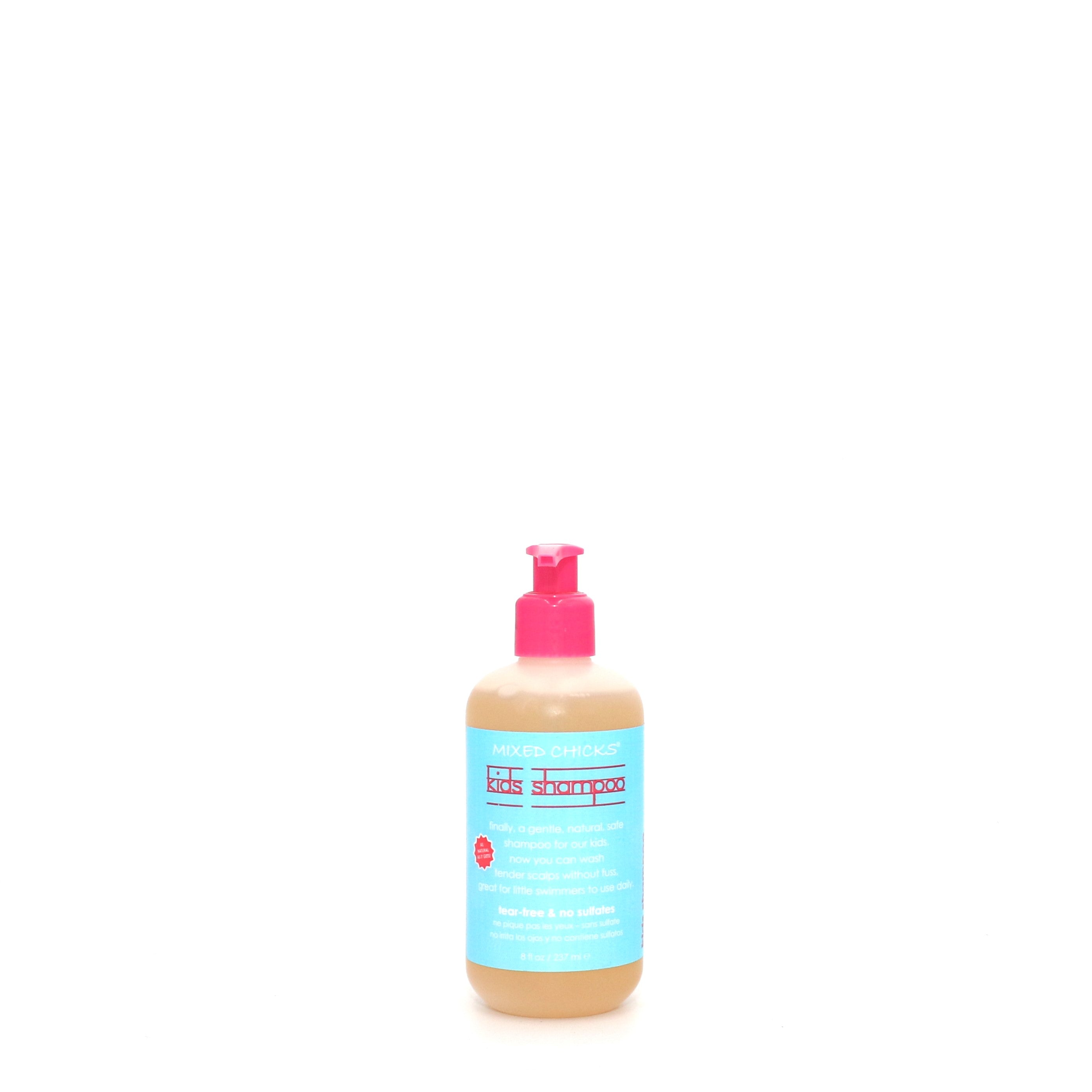 Mixed Chicks Kids Shampoo for Curly & Wavy Hair - 8oz Gentle Sulfate-Free Formula for Children - Perfect for Daily Hair Care & Sensitive Scalps