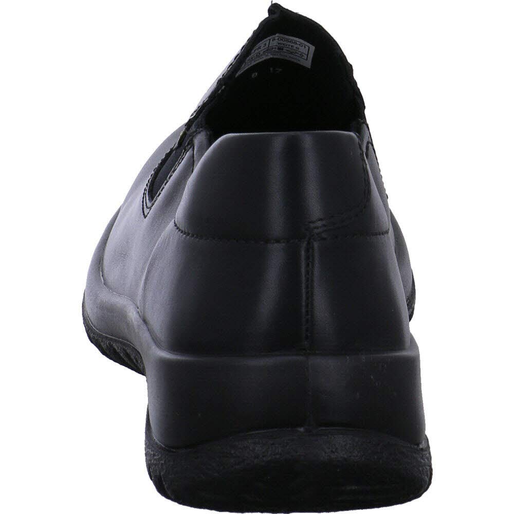 Legero 00568-01 Women's Gore-TEX Slip-On Comfort Shoes - Waterproof Black Softsole Walking Shoes for Women - Perfect for Travel, Work & Everyday Wear