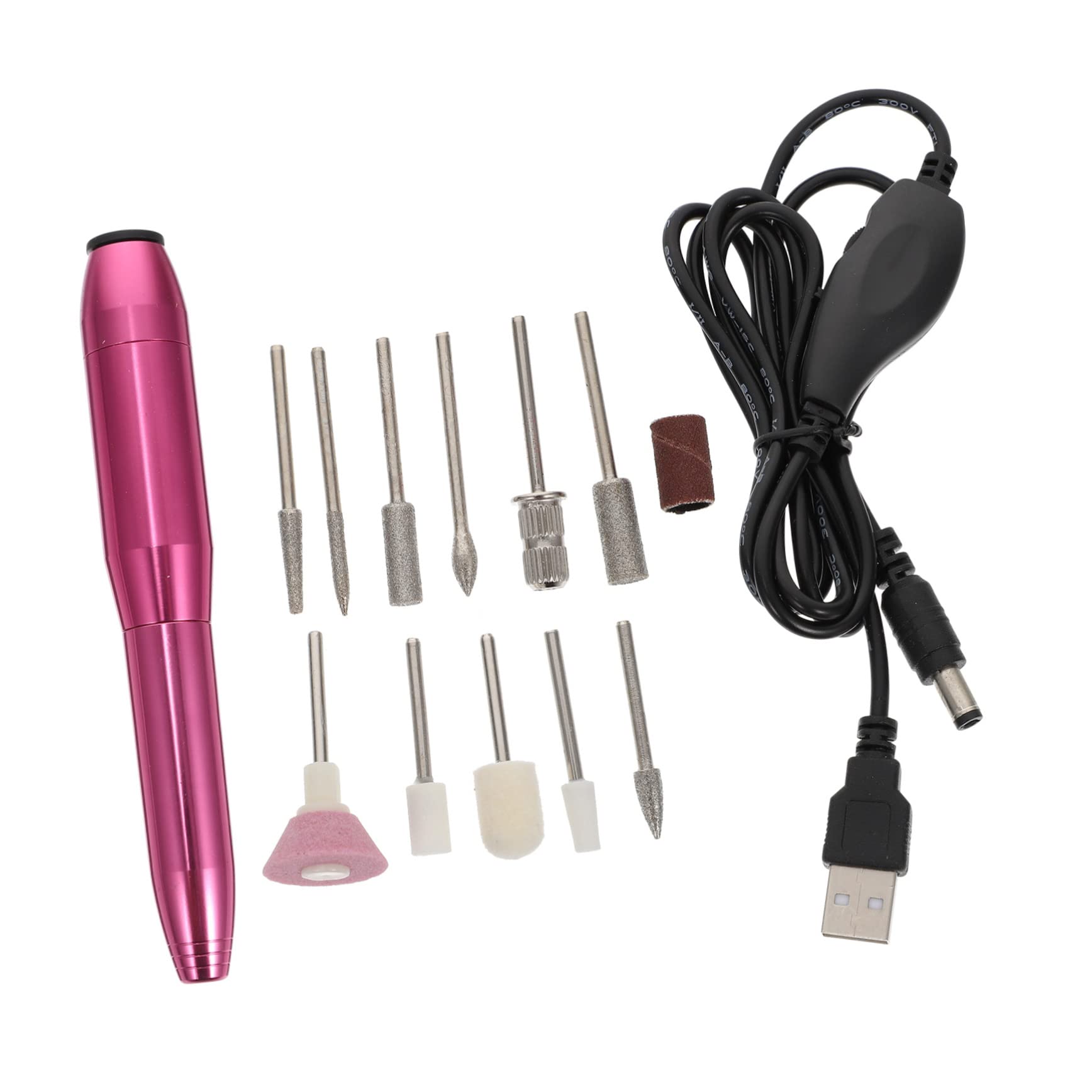 Beaupretty Professional Electric Nail Drill Kit - Portable Manicure Pedicure Grinder with Nail Bits for Salon & Home Use - Perfect for Nail Art, Acrylics & Gel Polish Removal