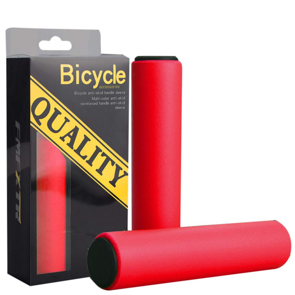 Selomore 2-Pack Non-Slip Foam Handlebar Grips for Bicycle & Motorcycle - Comfortable Bike Racing Accessories for Road, Mountain & Commuter Bikes - Perfect for Long Rides, Urban Commuting & Off-Road Adventures