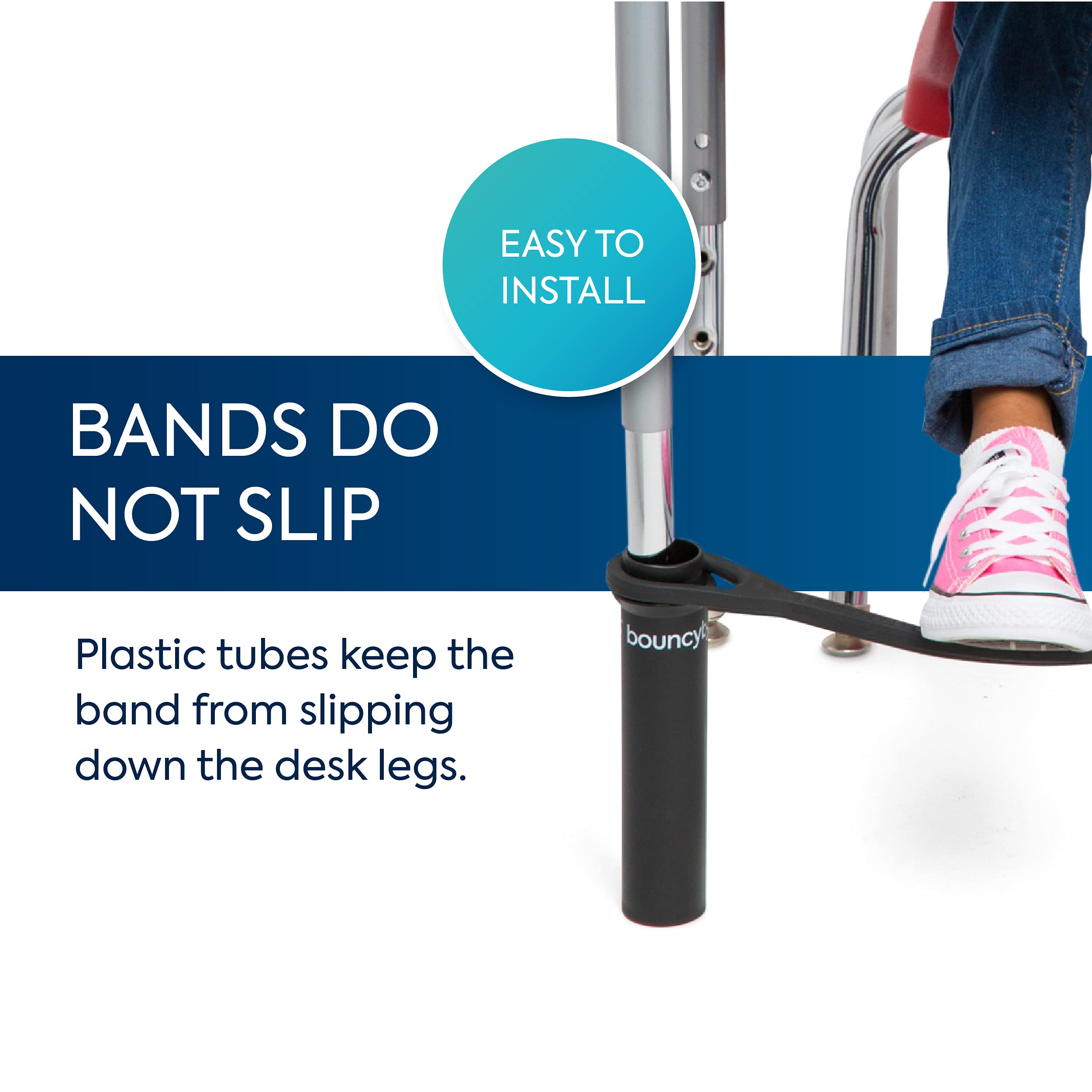 Bouncy Bands for School Desks - ADHD & Focus Aid for Kids