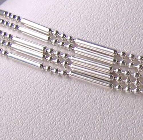 Italian Silver 5 Waterfall Chain 16
