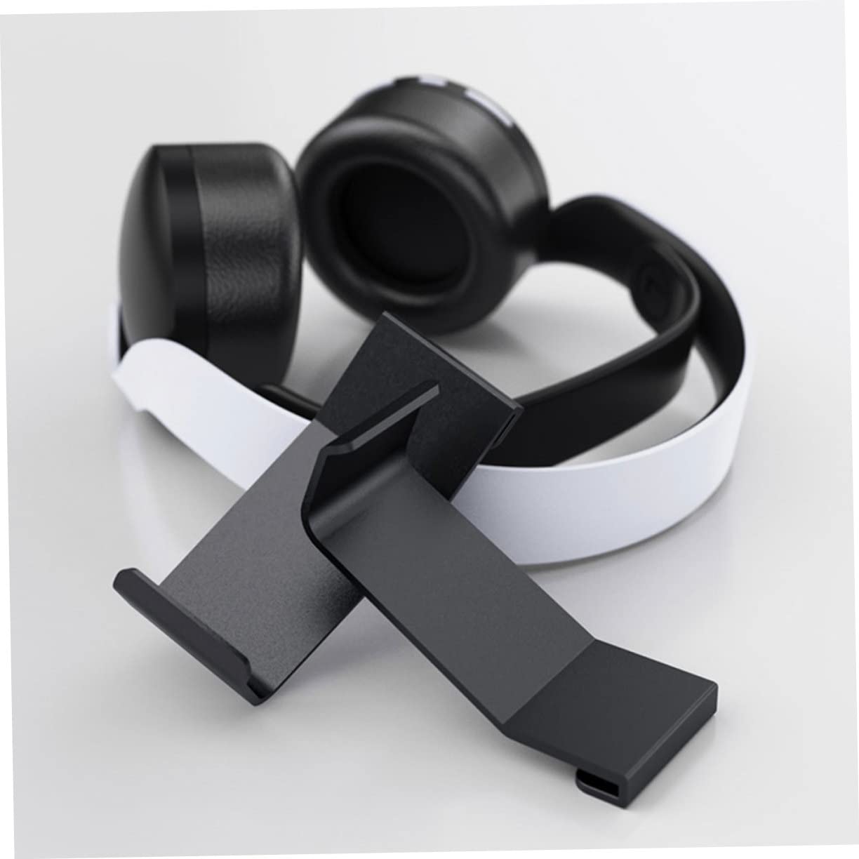 Mikikit 10-Pack Gaming Headphone Stand Holder - Adjustable Headset Hanger Hook for Desk, Table, PC Setup - Perfect for Gaming Stations, Home Office & Streamer Setups