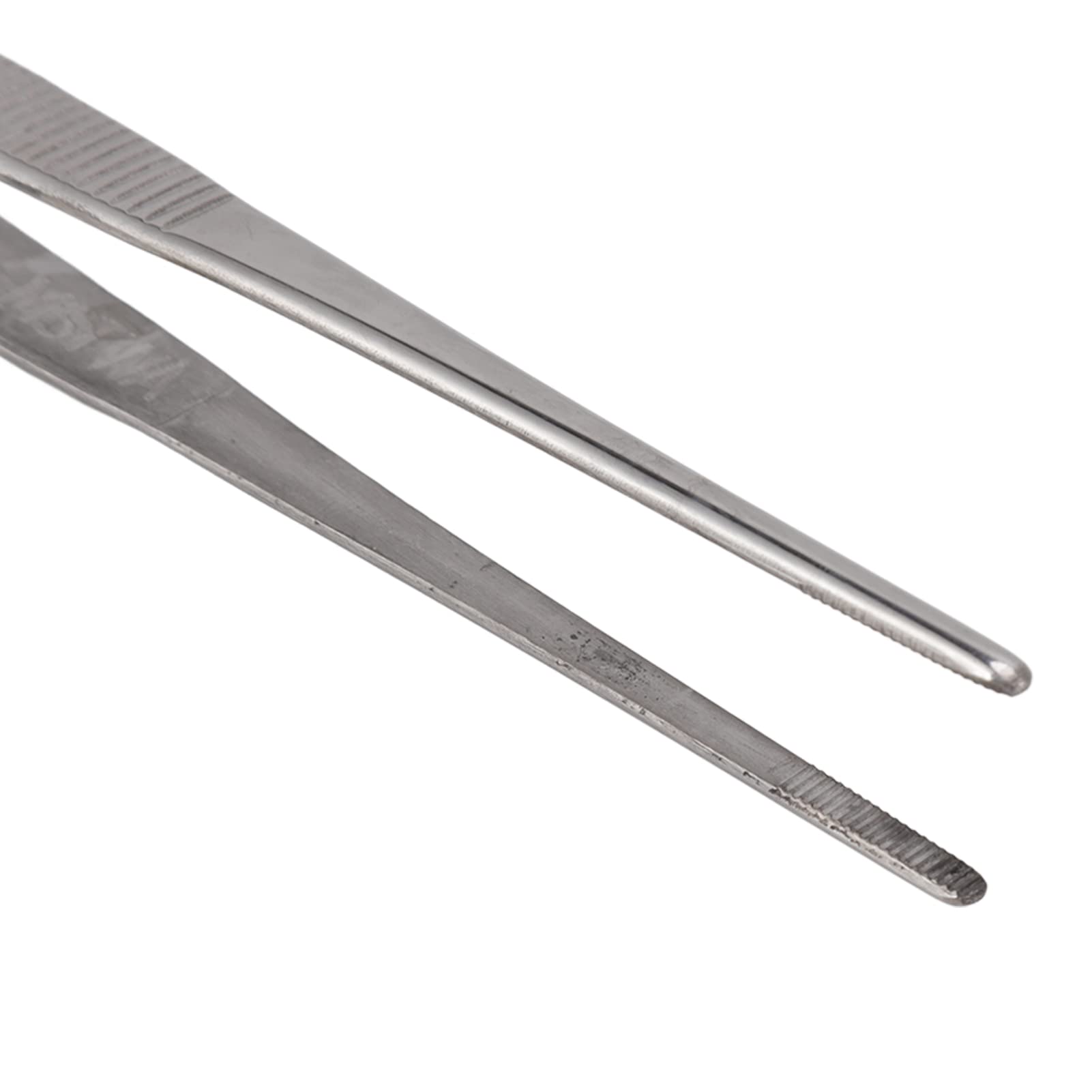 Fdit Stainless Steel Bonsai Tweezers - Long Handled Gardening Tool for Plants, Succulents & Precision Work | Straight Tip Design for Pruning, Repotting & Detailed Plant Care