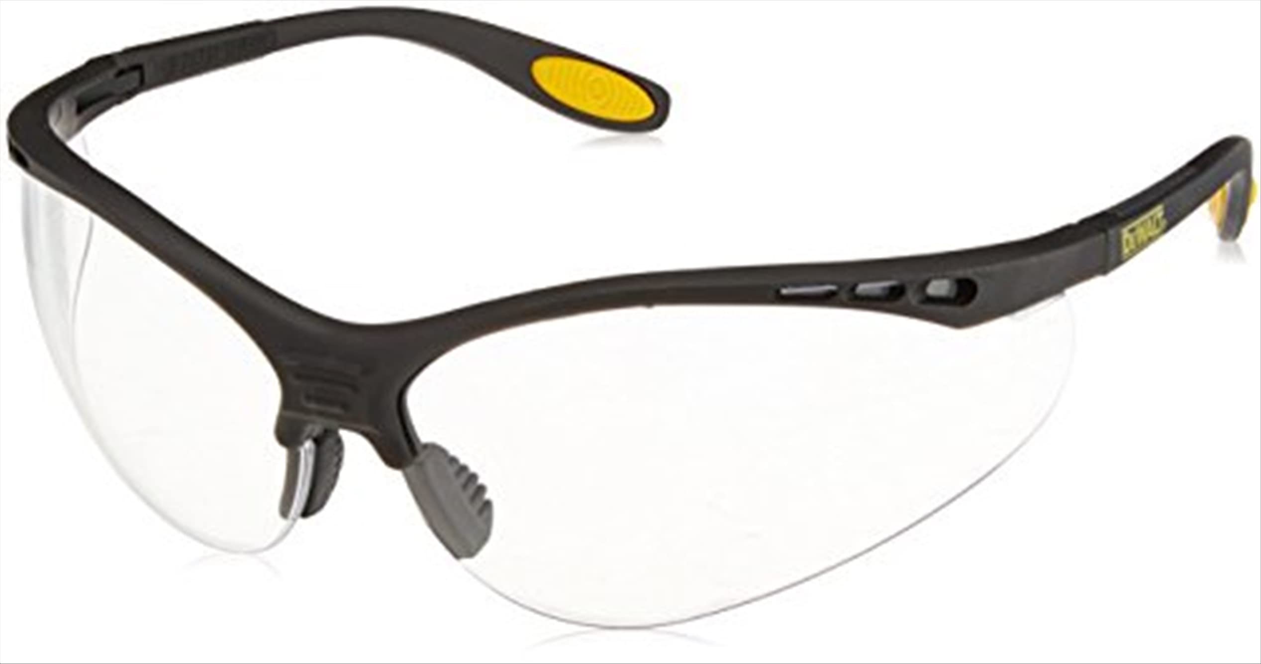 DeWalt DPG58-1D Safety Glasses - ANSI Z87.1 Certified, Clear Anti-Fog Lens, Comfortable Protective Eyewear for Construction, Woodworking & DIY Projects
