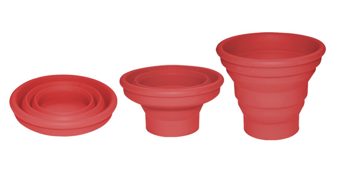 Collapsible Silicone Travel Cup - Portable Reusable Water Bottle for Camping, Hiking & Travel (1 Pack) - Perfect for Outdoor Adventures & Daily Commute