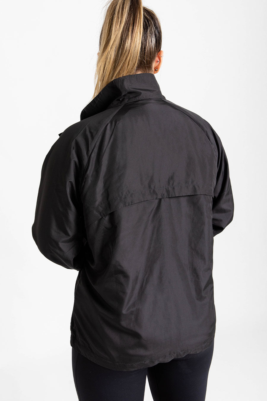 Utility Spray Jacket - Waterproof Windbreaker for Outdoor Activities | Black Raincoat for Hiking, Camping & Travel
