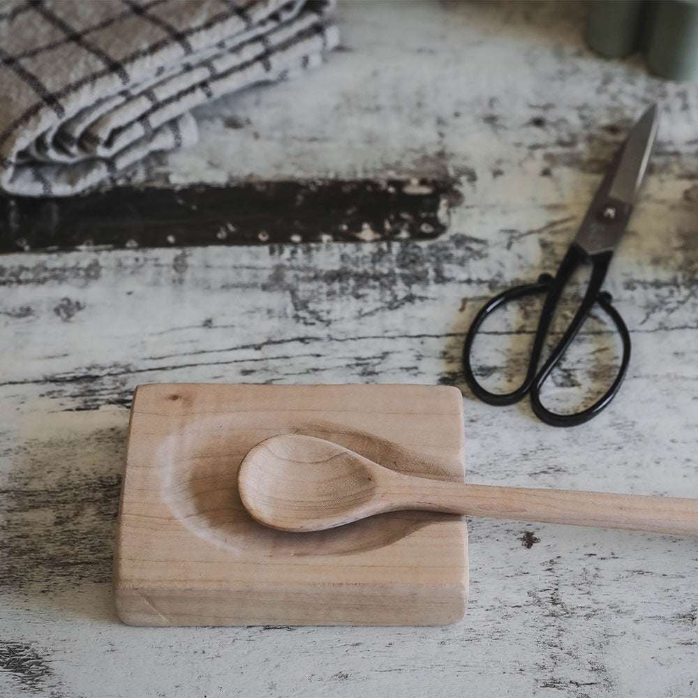 Hand Carved Maple Wood Tasting Spoon - Perfect for Wine, Cheese, Olive Oil & Gourmet Food Tasting - Elegant Kitchen & Dining Accessory