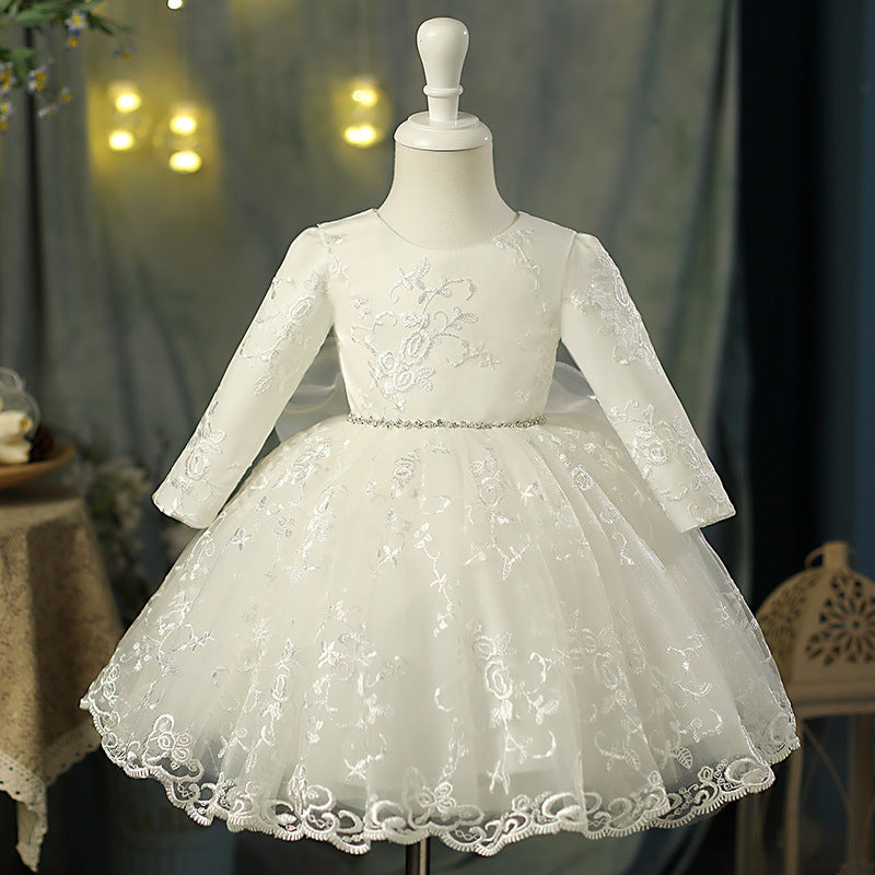 Princess Dress for Girls - Elegant Flower Girl & Birthday Party Gown | Perfect for Weddings, Special Occasions & Dress-Up Play