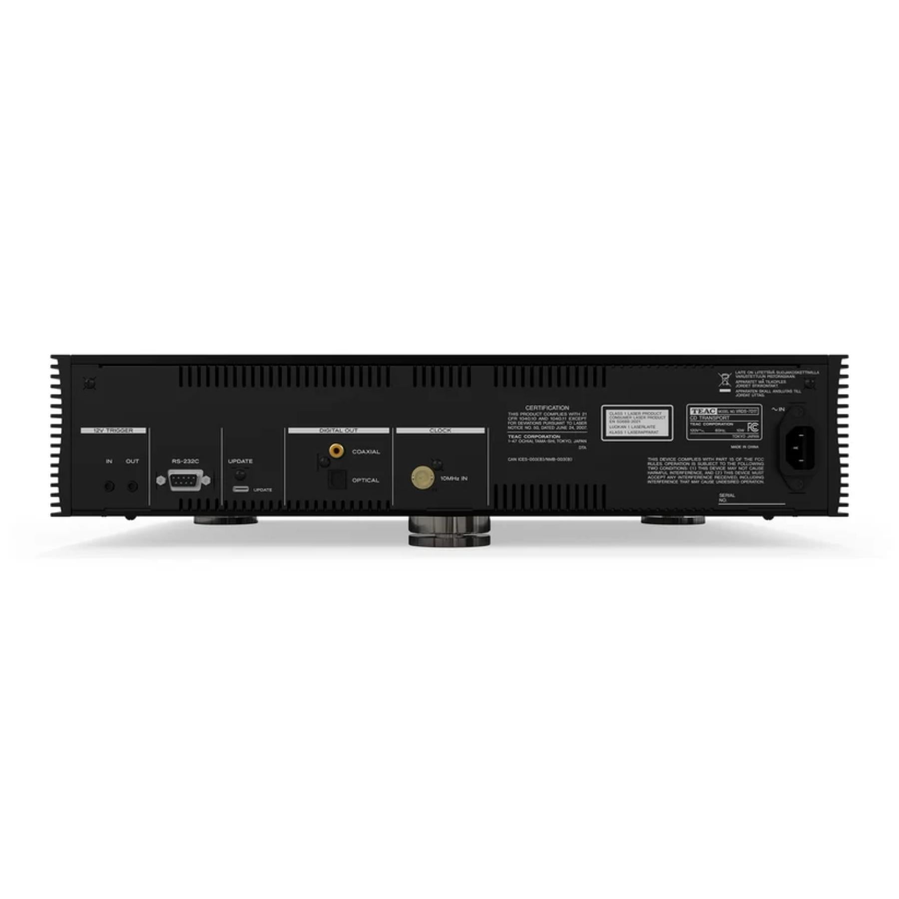 TEAC VRDS-701T High-End CD Transport Player - Audiophile CD Transport for Home Audio & Studio Use | Perfect for Music Lovers & Professional Recording
