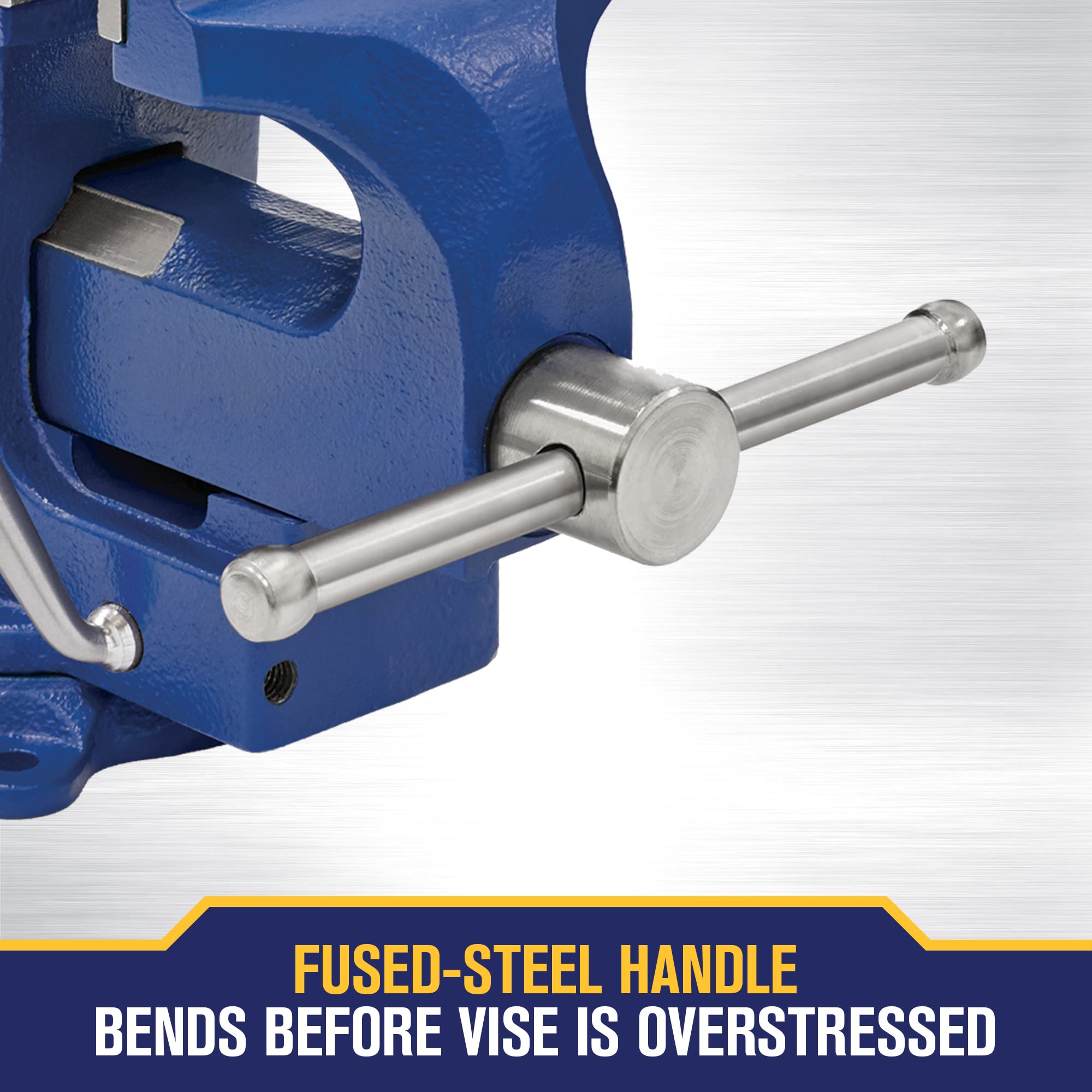 IRWIN Bench Vise 6-Inch Quick Adjust Clamp (1959551) - Heavy Duty Metalworking Tool for Woodworking, DIY Projects & Garage Workshop Use
